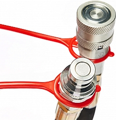 Муфты гидравлических шлангов гидравлических стыковых сварочных аппаратов для пнд труб Gas Fusion Red-1200