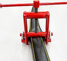 Применение механического передавливателя для полиэтиленовых труб Brexit BrexPress Е2-63 Применение механического передавливателя для полиэтиленовых труб Brexit BrexPress Е2-63