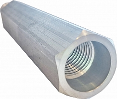 Шестигранные алюминиевые удлинители для алмазной коронки Kern 1 1/4 UNC, 200 мм